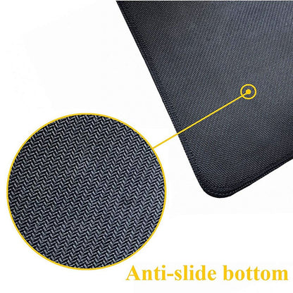 16x35.5in Horizontal Oversized Rubber Keyboard Pad