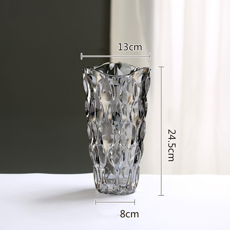 Crystal Glass Vase Flower Arrangement Decoration Ornaments