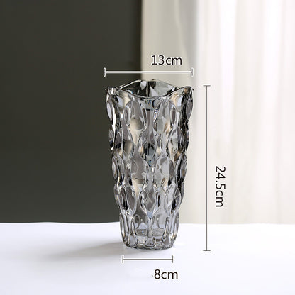 Crystal Glass Vase Flower Arrangement Decoration Ornaments
