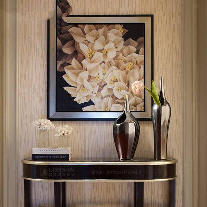 Living Room Porch Decoration European Style Silver Creative Ceramic Vase