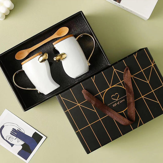 Simple And Creative Ceramic Mug Gift Box