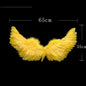 Wings Props Flower Girl Dress Up Halloween Christmas Show Feather Wings