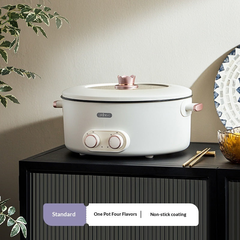 Four-Compartment Hot PotSkillet Multifunctional Large-Capacity Electric Hot Pot