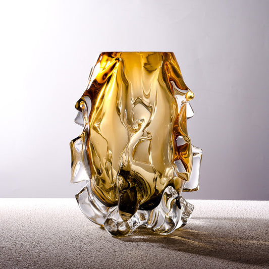 Creative Crystal Glass Vase Flower Arrangement Art Ornaments