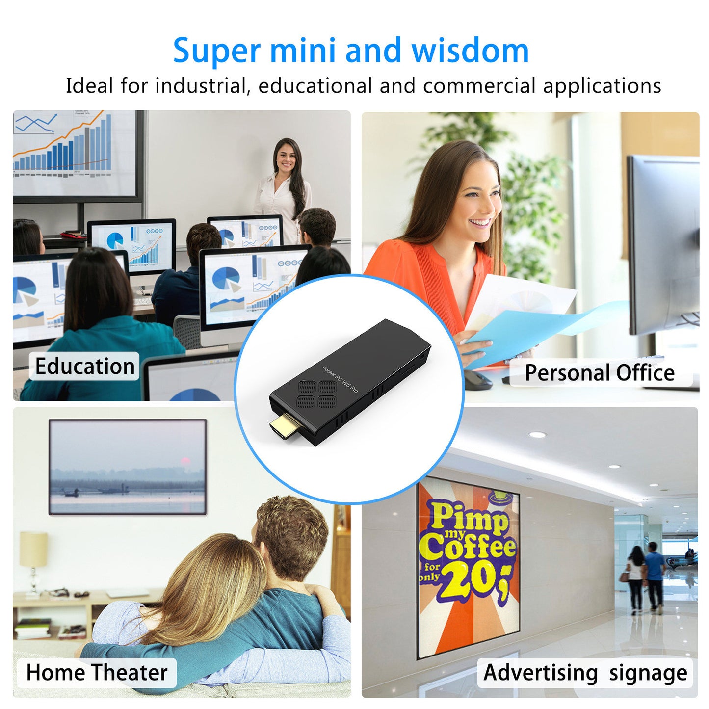 Portable Industrial Mainframe Mini Computer Stick