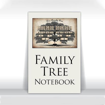 Memory Handwriting Of Ancestors Fill In Personal Family History Genealogy Notebook