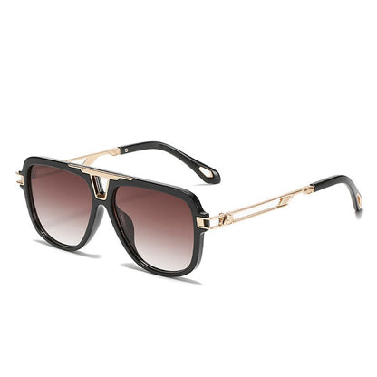New Texture Fashion Metal Mayba Sunglasses Personalized Punk