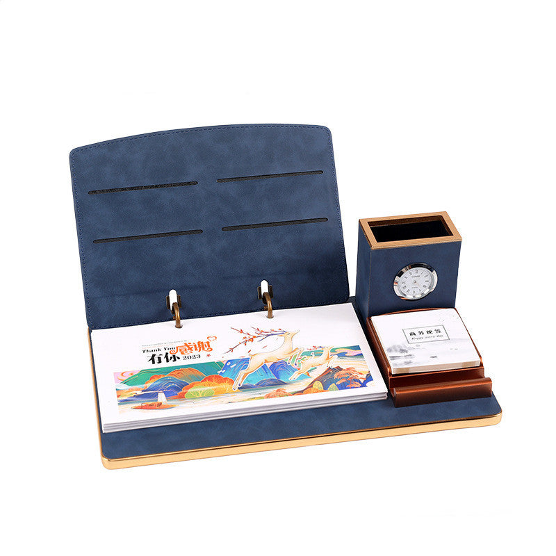 Rabbit Year Calendar Wooden Table