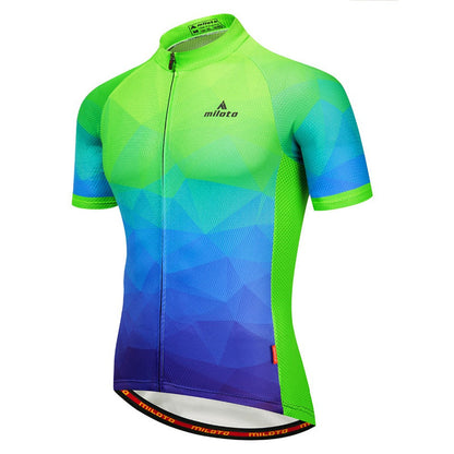 Cycling Wear Mountain Road Bike Wear Short Jacket Breathable And Quick-Drying Summer Short Sleeves