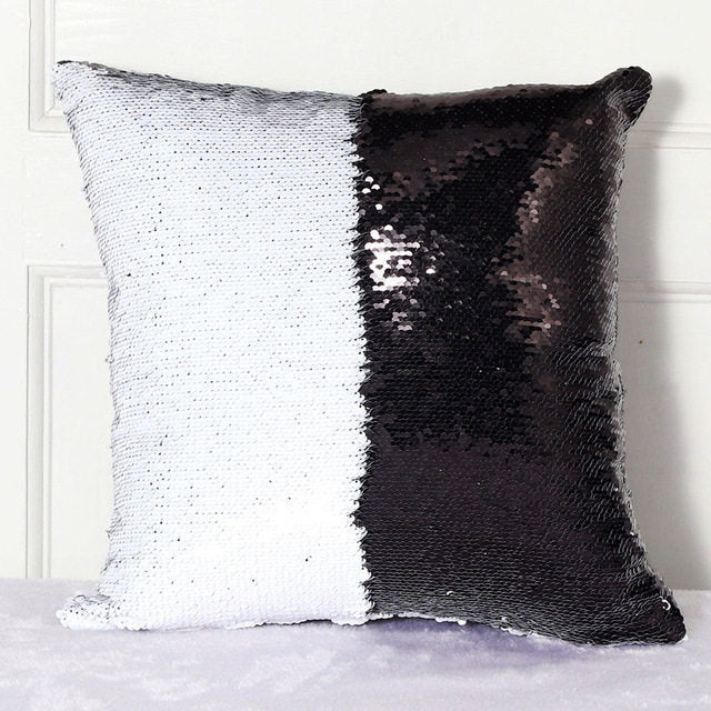 DIY Sequin Sofa Decorative Cushion Cover