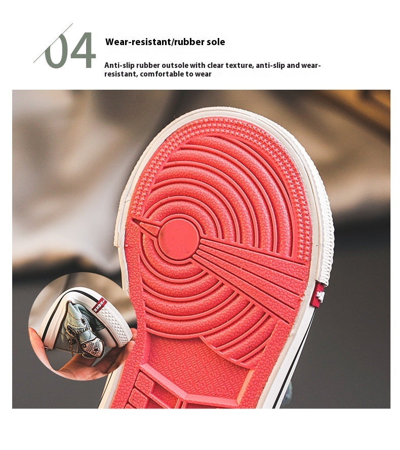 Children's Women's Net Red Shoes