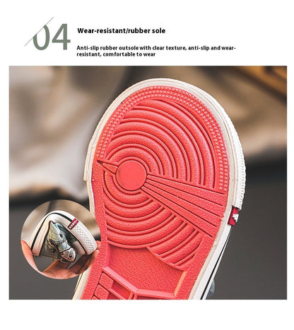 Children's Women's Net Red Shoes