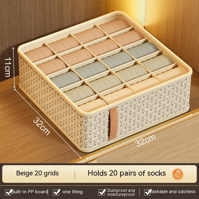 Underwear Socks Drawer Multi-functional Household Compartment Storage Box