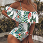 Women's Swimsuit With A Bikini That Covers The Belly And Shoulders