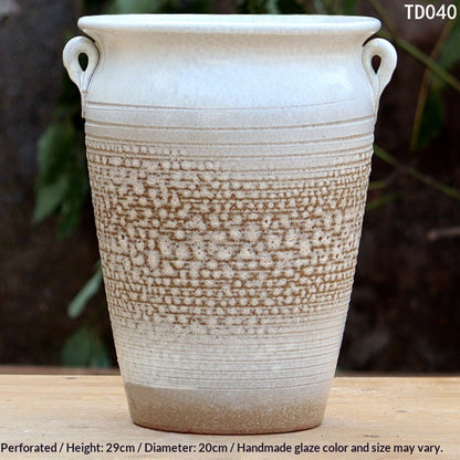 Household Extra-Large Succulent Planter Ceramic Tall Pot