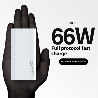 Large Capacity Mobile Power PD66w Fast Charging Lightweight Universal