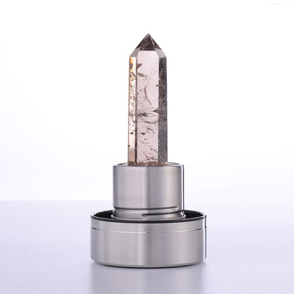 Crystal Spa Crushed Stone Glass Natural Crystal Column Energy Cup