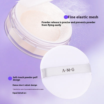 Oil Control Face Powder Makeup Waterproof Sweat-proof Long Lasting Smear-proof
