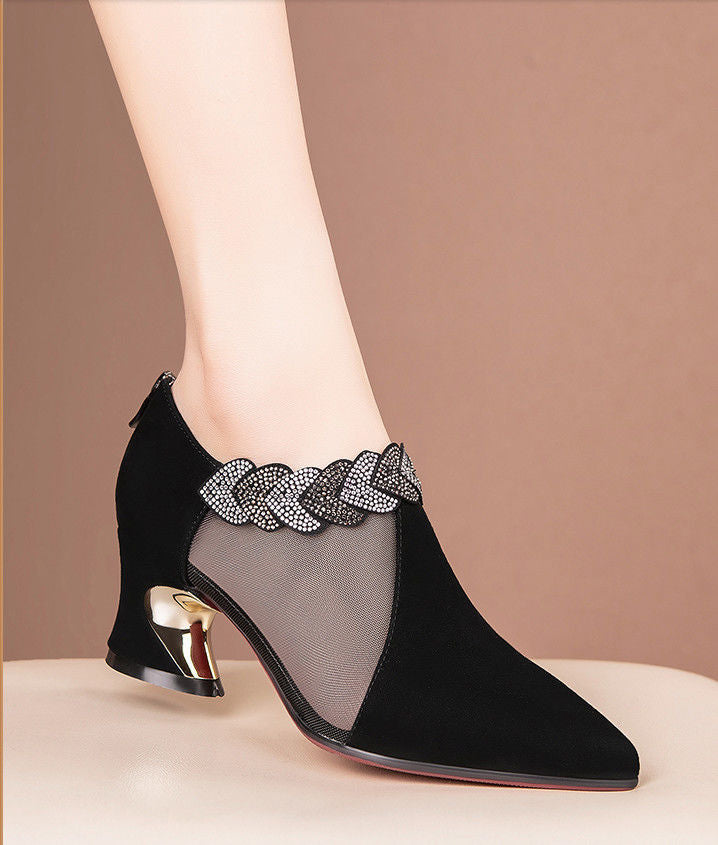 New Style Mesh Single Shoes Women Hollow - FLIPSTYLEZLLC
