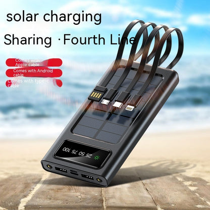 Comes With Four-wire Three-in-one Solar Charging Unit Digital Display