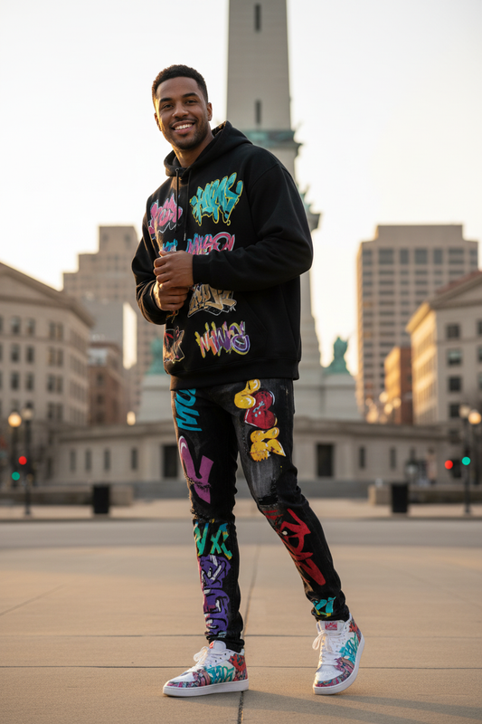 FlipStylez Graffiti Jeans Lifestyle Shot