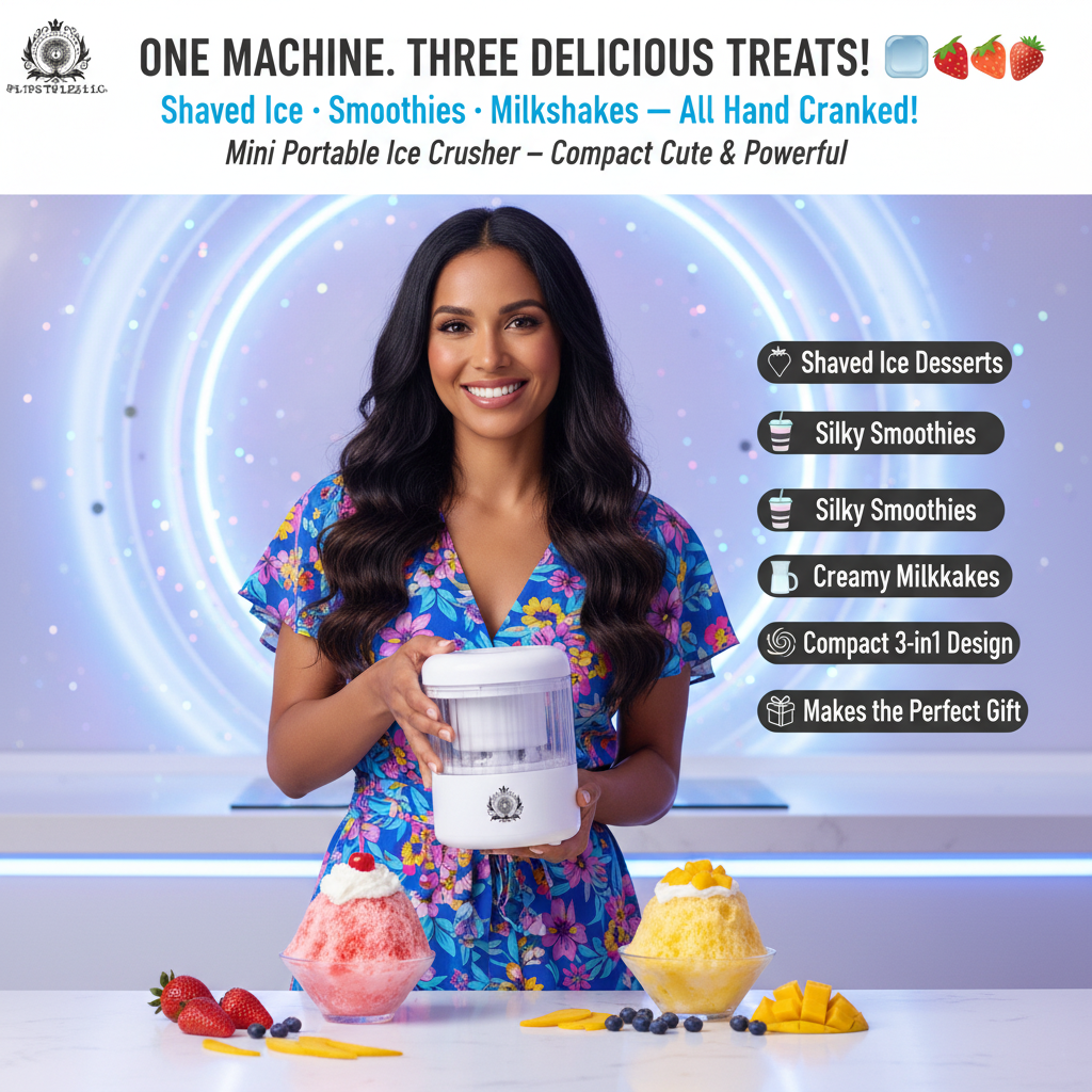 Hispanic Woman Futuristic Kitchen