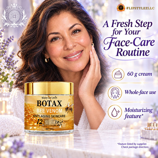 Image 2, square face-care ad with feature callouts