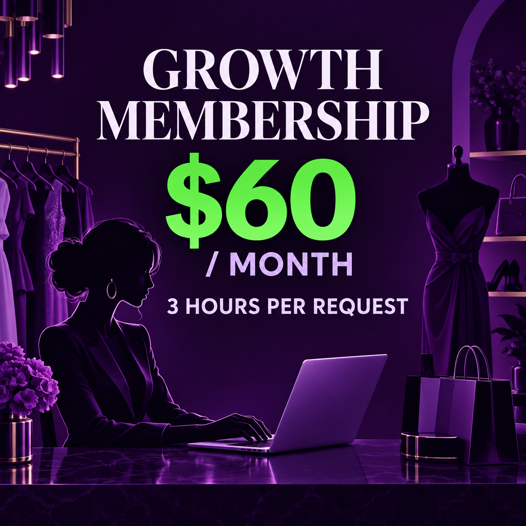 Growth membership $60 per month; requests up to three hours each