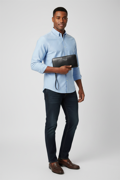 JEEP BULUO Wallet Male Model Lifestyle