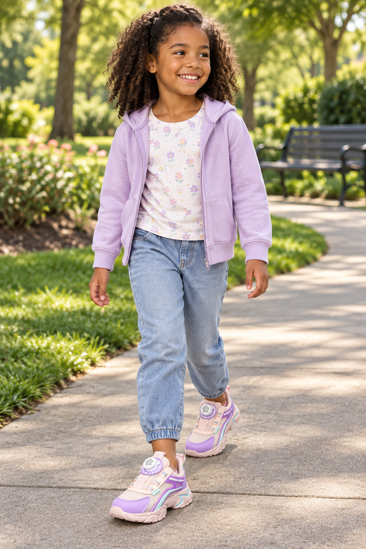Little girl wearing the shoes from gallery photo 7