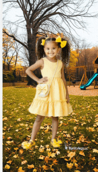 New Girl's light loose fit  YELLOW or RED SUMMER  dress