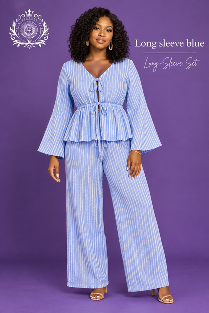 Long-sleeve Blue model