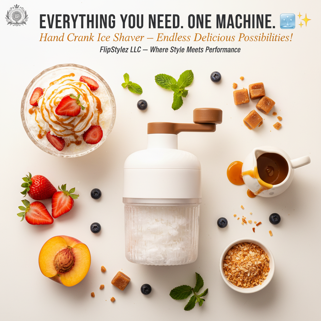 Luxury Flat Lay Machine Ingredients