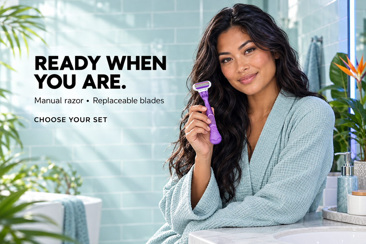 New header ad with a different model and the tagline “Ready When You Are.”