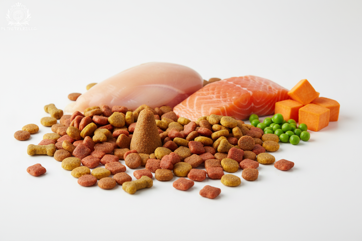 Premium Pet Food Kibble Showcase