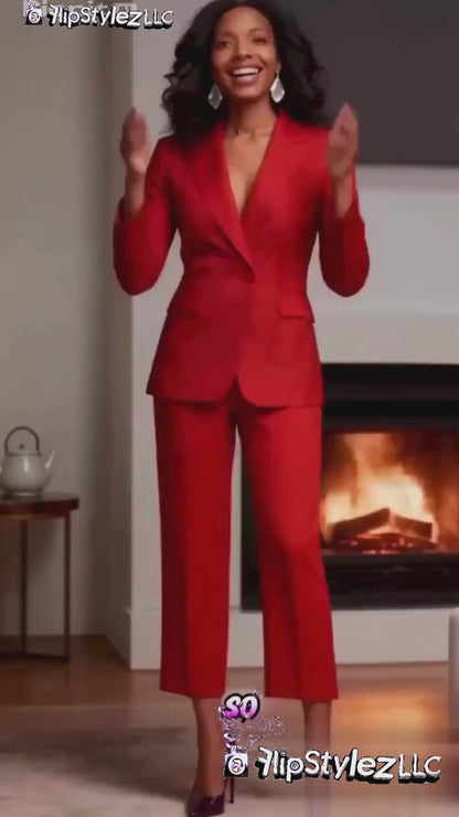 Sexy New Red New Winter Fur Coat for women