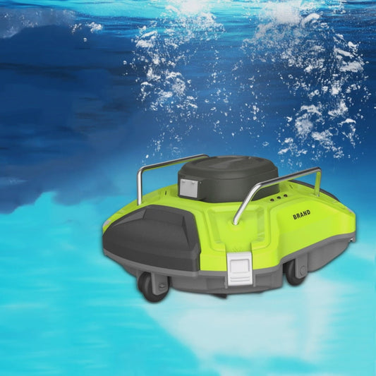 Ofuzzi Cyber 1000 H1 Cordless Robotic Pool Cleaner - Lime Green & Silver | Automatic Above-Ground Pool Vacuum, 90-Min Runtime, Self-Parking Tech