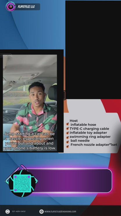 Car Wireless Inflatable emergency Start Power All-in-one Machine