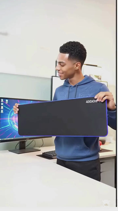 Large Waterproof Desk Mat & Mouse Pad | Non-Slip Rubber Base for Home, Office, and Gaming