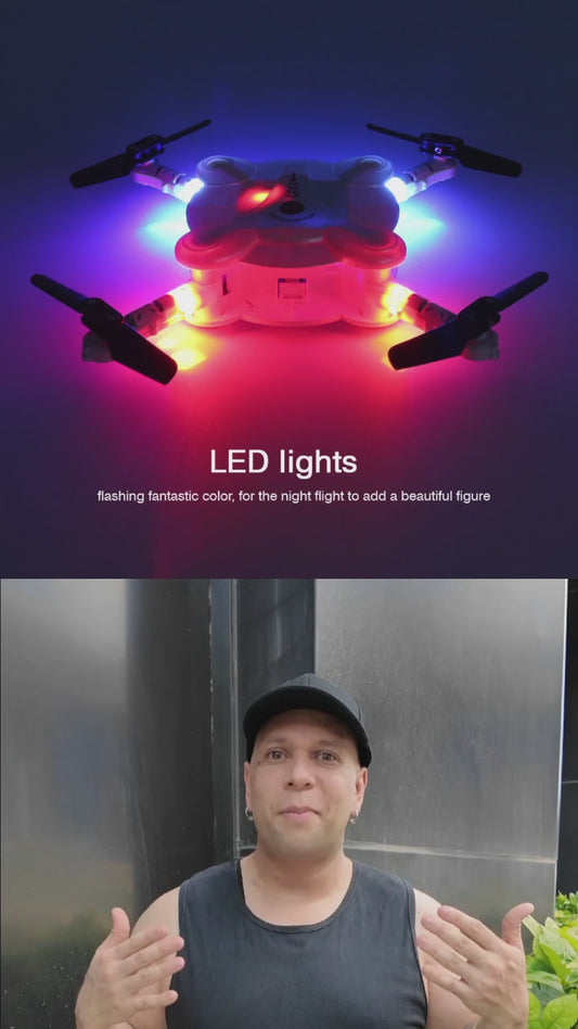 Drone Folding WIFI Mini Aerial Photography Aircraft Charger Remote Control Airplane Toy