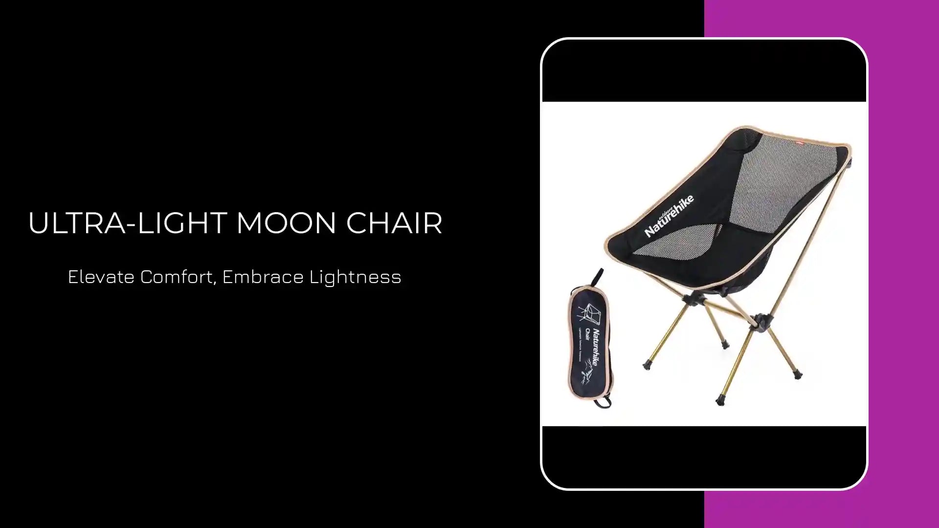 Ultra-light moon chair by@Outfy