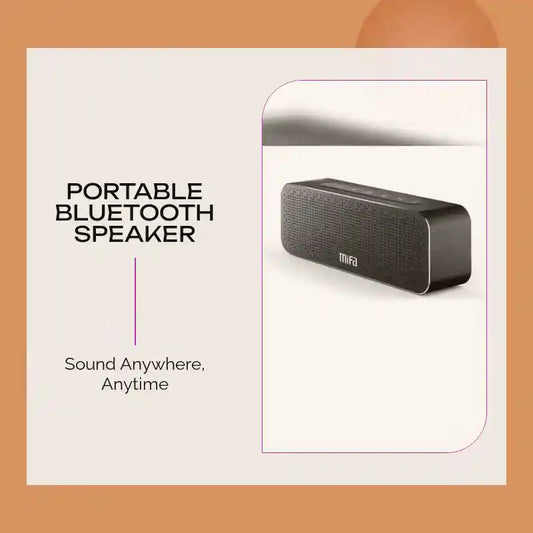 Portable bluetooth speaker by@Outfy