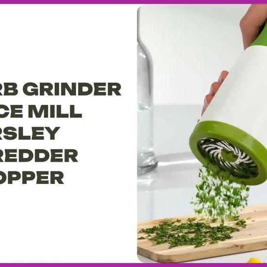 Herb Grinder Spice Mill Parsley Shredder Chopper by@Outfy