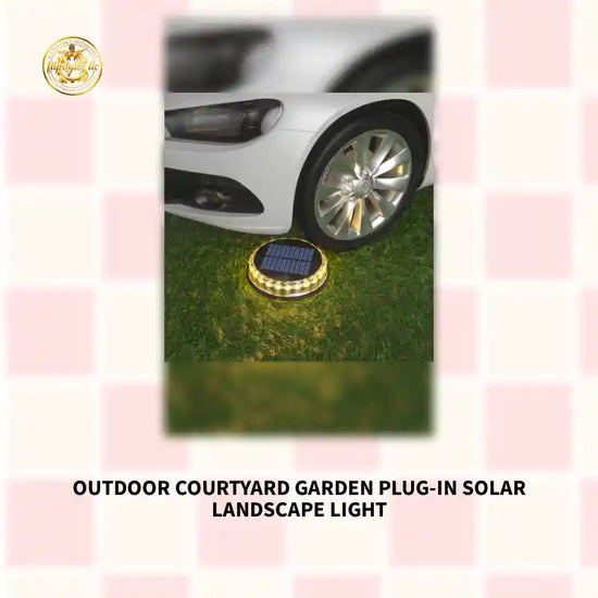 Outdoor Courtyard Garden Plug-in Solar Landscape Light by@Outfy