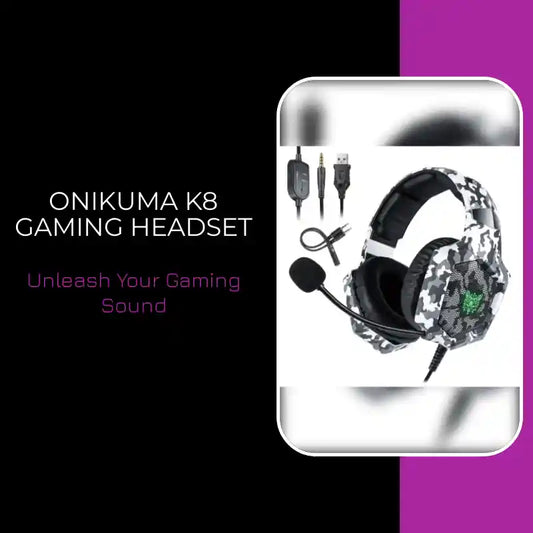 ONIKUMA K8 gaming headset by@Outfy
