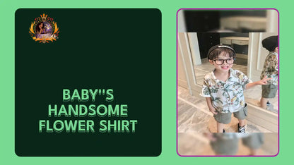 baby''s handsome flower shirt by@Outfy