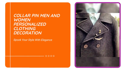 Collar Pin Men And Women Personalized Clothing Decoration by@Outfy
