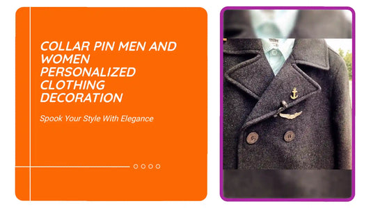 Collar Pin Men And Women Personalized Clothing Decoration by@Outfy