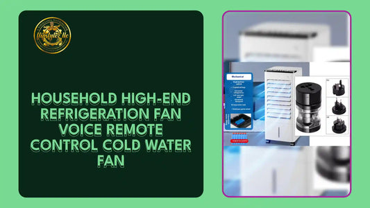 Household High-end Refrigeration Fan Voice Remote Control Cold Water Fan by@Outfy