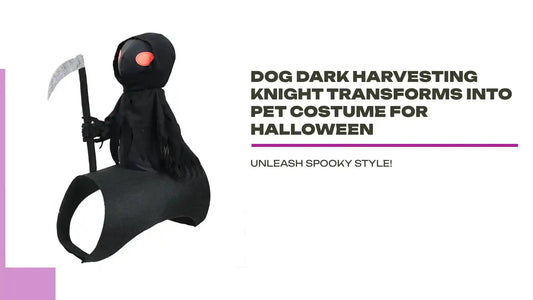 Dog Dark Harvesting Knight Transforms into Pet Costume for Halloween by@Outfy